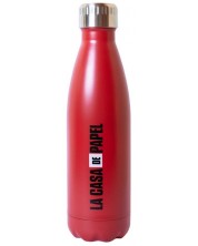 Бутилка за вода Uwear - La Casa De Papel, 500 ml, червена