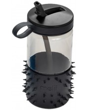 Бутилка за вода Melii - Spikey, черна, 503 ml -1