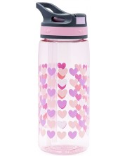 Бутилка за вода YOLO - 550 ml, Grilz Hearts -1