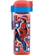 Квадратна бутилка за вода Stor Spider-Man - 550 ml -1