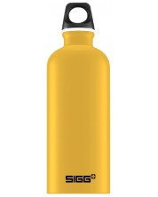 Бутилка за вода Sigg Traveller – Mustard touch, жълта, 0.6 L -1