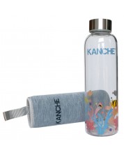 Бутилка Kanche - морското дъно, стъклена, 500 ml