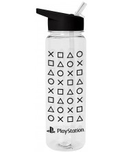 Бутилка за вода Pyramid Games: PlayStation - Shapes, 700 ml