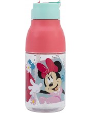 Бутилка от тритан Stor Minnie Mouse - 420 ml, двойно отваряне -1