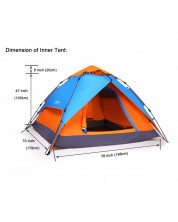 Триместна палатка Byox - Go'N'Camp