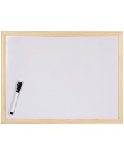 Бяла дъска с дървена рамка Top Office - 60 x 90 cm -1