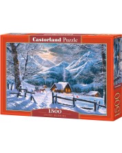 Пъзел Castorland от 1500 части - Снежно утро -1