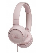 Слушалки JBL - T500, розови -1