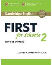 Cambridge English First for Schools 2 Student's Book without answers -1