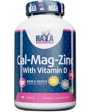 Cal-Mag-Zinc with Vitamin D, 90 таблетки, Haya Labs -1