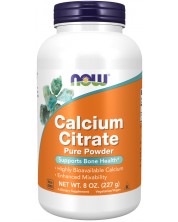 Calcium Citrate Powder, 227 g, Now -1