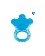 Бебешка водна чесалка с дрънкалка Canpol - Little paw, синя -1