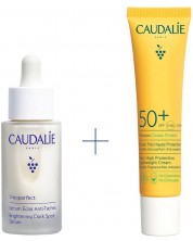 Caudalie Vinoperfect & Vinosun Protect Комплект - Серум и Крем SPF50+, 30 + 40 ml -1