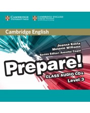 Cambridge English Prepare! Level 3 Class Audio CDs / Английски език - ниво 3: 2 CD -1