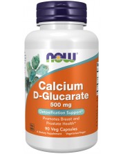 Calcium D-Glucarate, 500 mg, 90 капсули, Now -1