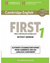 Cambridge English First 1 for Revised Exam from 2015 Student's Book without Answers -1