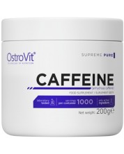 Caffeine Powder, неовкусен, 200 g, OstroVit