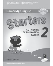 Cambridge English Young Learners 2 for Revised Exam from 2018 Starters Answer Booklet -1