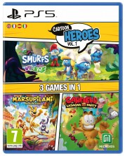 Cartoon Heroes Vol. 1: 3 Games in 1 (Smurfs Mission Vileaf & Marsupilami & Garfield Lasagna Party) (PS5)