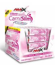 CarniSlim Lipotropic, фреш лайм, 20 ампули x 25 ml, Amix -1