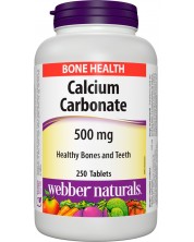 Calcium Carbonate, 500 mg, 250 таблетки, Webber Naturals