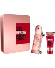 Carolina Herrera Комплект 212 Heroes Forever Young - Парфюмна вода + Лосион, 80 + 100 ml