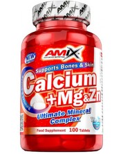Calcium + Mg & Zn, 100 таблетки, Amix -1