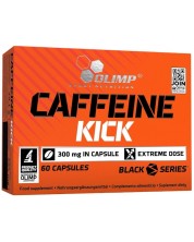 Caffeine Kick, 300 mg, 60 капсули, Olimp