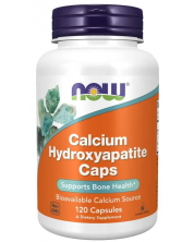Calcium Hydroxyapatite, 120 капсули, Now -1