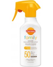Carroten Family Слънцезащитно мляко-спрей, SPF50, 270 ml