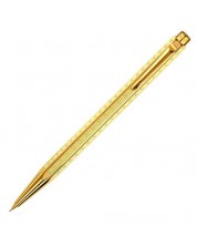 Автоматичен молив Caran d'Ache Ecridor Chevron Gilded – Черен, HB, 0.7 mm