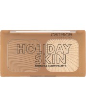 Catrice Палитра хайлайтър-бронзант Holiday Skin Bronze & Glow, 010, 5.5 g -1
