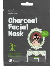 Cettua Лист маска за лице с бамбуков въглен, 1 брой