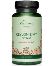 Ceylon Zimt Extrakt, 250 mg, 120 капсули, Vegavero
