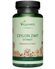 Ceylon Zimt Extrakt, 120 капсули, Vegavero