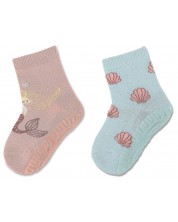 Чорапи със силиконова подметка Sterntaler - С русалка, 25/26 размер, 3-4 години, 2 чифта