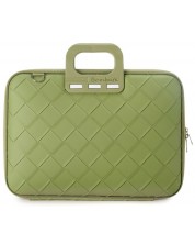 Чанта за лаптоп Bombata - Intrecciato, 15.6''-16'', зелена -1