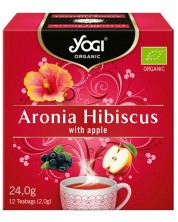 Чай с арония и хибискус, 12 пакетчета, Yogi Tea -1