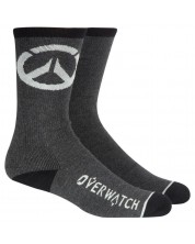Чорапи JINX Games: Overwatch - Logo (Black)