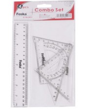 Чертожен комплект Foska - 4 части, 20 cm -1