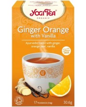 Чай с джинджифил, портокал и ванилия, 17 пакетчета, Yogi Tea