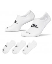 Чорапи Nike - Everyday Plus Cushioned, 3 чифта, бели