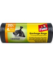 Чували за  отпадъци Fino - Economy, 20 L, 30 броя, черни -1