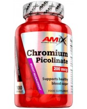 Chromium Picolinate, 200 mcg, 100 капсули, Amix -1