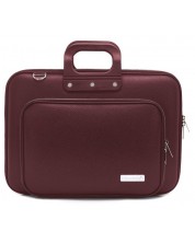 Чанта за лаптоп Bombata Plus Classic - 15.6", бургундско червена