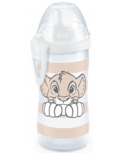 Чаша с твърд накрайник NUK - Kiddy Cup, 300 ml, Lion King