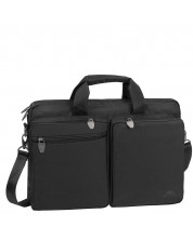 Чанта за лаптоп Rivacase - 8530, 15.6'', черна -1