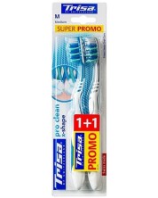 Trisa Четки за зъби Extra Pro Clean, medium, 2 броя