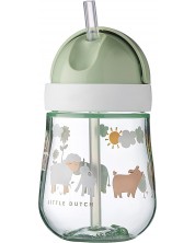 Чаша със сламка Little Dutch Little Farm - 300 ml -1