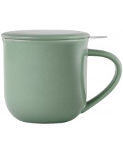Чаша за чай с цедка Viva Scandinavia - Minima Stone Green, 350 ml